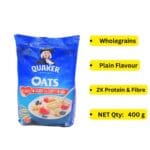 Quaker Oats 400 gm, Rolled Oats Natural Wholegrain