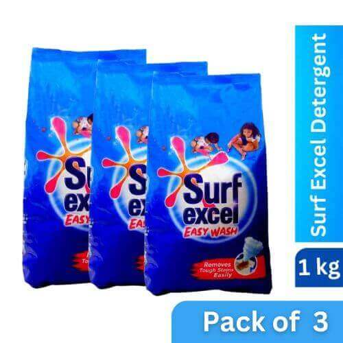 Surf Excel Detergent Powder 1 kg (Pack Of - 3)
