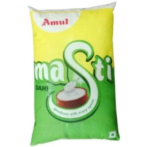 Amul Masti Dahi (Doi) 1 kg, (Sour Curd Pouch)