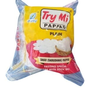 Try Mi Sago (Sabudana) Plain Papad 80 gm