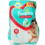 Pampers M Size Diapers 8 Pants